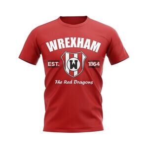 Wrexham Established Football Soccer T-Shirt (Red) In women’s XL